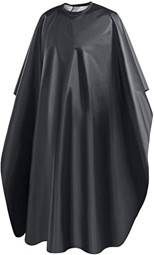 URAQT Capes de Coiffeur de Salon Pleine Longueur, Robe de Coiffure Professionnelle en Nylon Imperméable pour Coupe de Cheveux