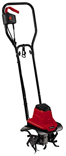 Einhell Motobineuse électrique GC-RT 7530 (750 W, Largeur de travail 30 cm, Profondeur de travail 20 cm, 4 fraises puissantes de à 22 cm, Guidon ergonomique et pliable)