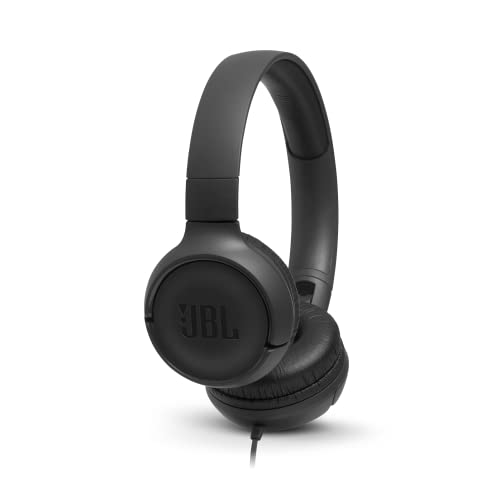 JBL Tune500BT - Casque supra-auriculaire - Léger et pliable - Écouteurs Bluetooth sans fil - Avec commande mains libres - Autonomie jusqu'à 16 hrs - Noir