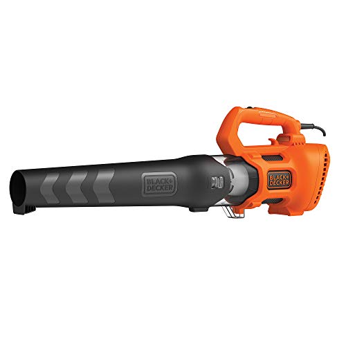 BLACK+DECKER - Souffleur axial filaire 1850W - Souffleur de feuilles avec 2 Vitesses - racloir intégré - volume de soufflerie 12,75 m3/min - Vitesse de soufflerie de 190 km/h - BEBL185-QS