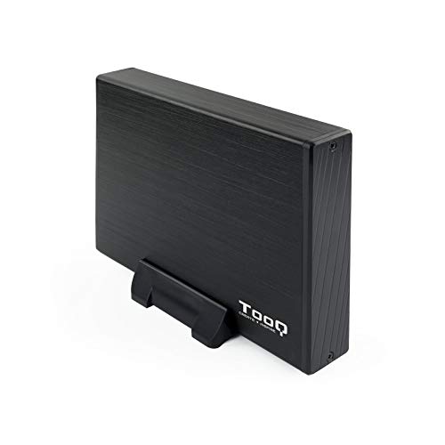 TooQ 2000GB TQE-3527B - Boîtier de stockage pour disques durs HDD de 3.5 "- (SATA I / II / III, USB 3.0)- aluminium- voyant LED- Noir- 350 grs.