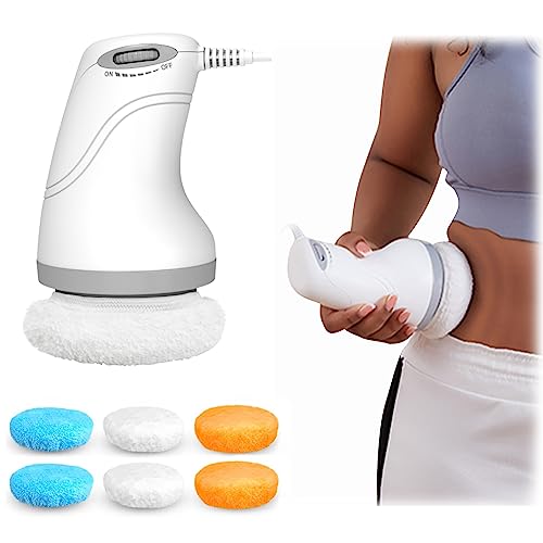 Helining Masseur Anti Cellulite Electrique, Appareils Anti Cellulite pour L'abdomen, Fesses, Jambes, Massage Anti Cellulite avec 6 Coussinets Lavables pour Soulever, Raffermir et Lisser la Peau