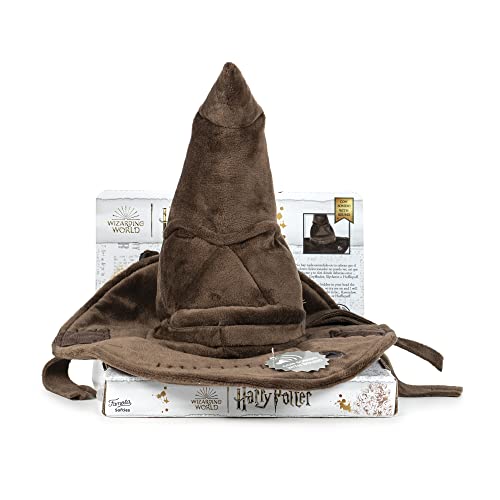 HARRY POTTER, Peluche de 24 cm, Electronique, Parlante avec la voix française, Jouet pour enfants dès 0 an, GIOCHI PREZIOSI, HRR17, Marron