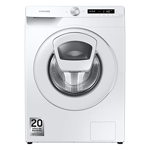 Samsung WW90T554DTW/S3 Lave-linge - AddWash™, Série 5, 9 kg, Blanc, Technologie EcoBubble™, Intelligence artificielle, Classe A