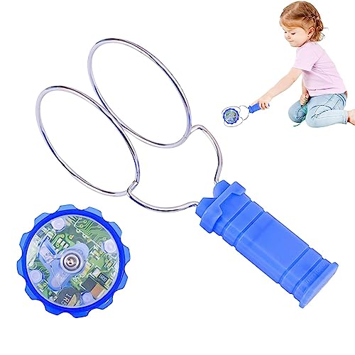 WOTEG Jouet Gyro Magnétique - Roue gyroscopique Clignotante Magic Rail Twirler,Yo-Yo Portable comme Rail Twirler pour, Cascadéfiant la gravité, Jouets sensoriels pour garçons et Filles