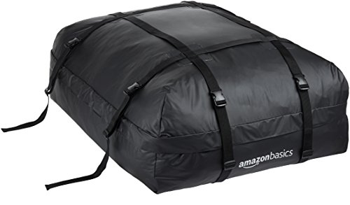 Amazon Basics Coffre de Toit Souple, Noir, 425 l