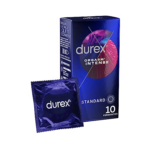 Durex Préservatifs Orgasm'Intense 10 Préservatifs Stimulants 10 Unités