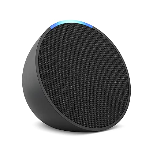 Echo Pop | Enceinte connectée Bluetooth et Wi-Fi compacte au son riche, avec Alexa | Anthracite