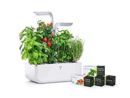 Véritable® SMART (Arctic White version) - Potager d’Intérieur Fabriqué en France – Jardin Autonome Intelligent avec sa Technologie ADAPT’ LIGHT - Livré Avec 4 Lingots®