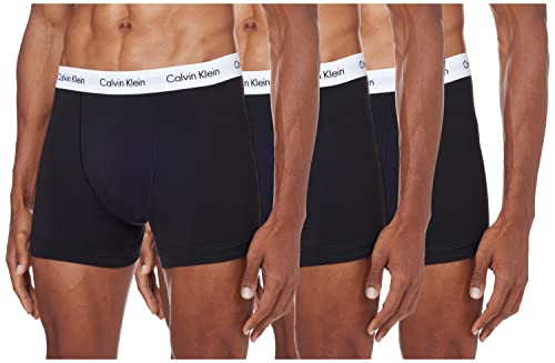 Calvin Klein Boxer Homme Lot De 3 Caleçon Coton Stretch, Noir (Black), M