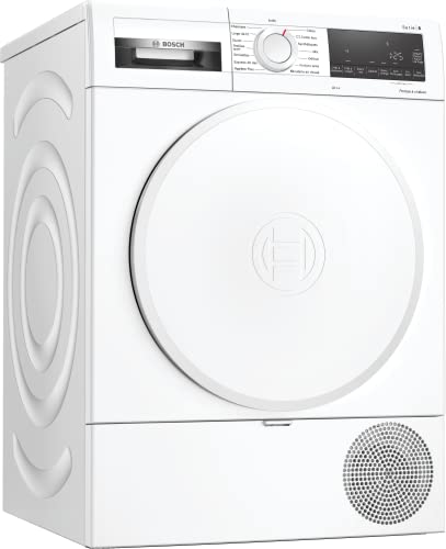 Bosch WQG233D0FR - Série 6 - Sèche linge pompe à chaleur - 8kg - 112 L - Design AntiVibration - Blanc