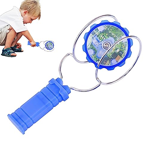 Jouet Gyro Magnétique - Twirler de Rail Magique rétro - Yo-Yo Portable comme Rail Twirler pour, Jouets de Cascade défiant la gravité, Jouets sensoriels pour garçons et Filles