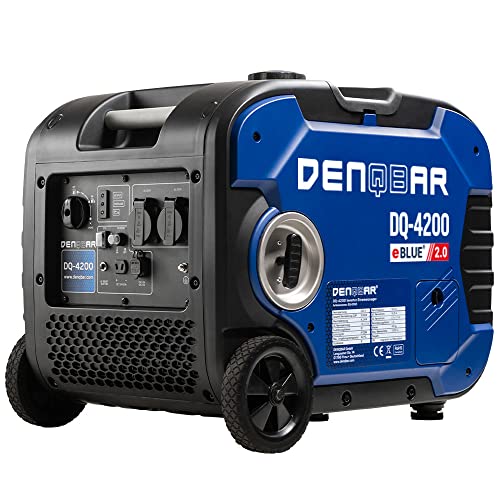 DENQBAR Groupe électrogène Inverter 4200 W Générateur portable insonorisé - DQ-4200