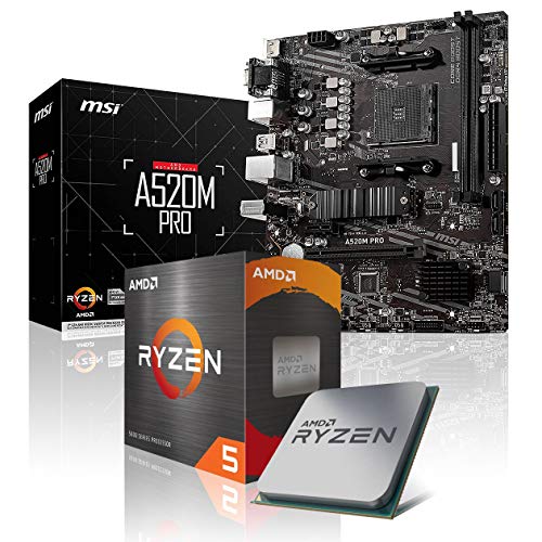 Memory PC Kit d'évolution PC Ryzen 5 5500 6X 3.6 GHz, 16 GB DDR4, A520M Pro, Entièrement assemblé et testé