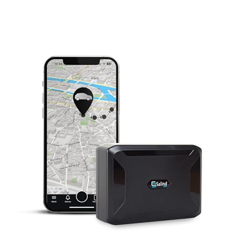 Salind 11 GPS-GPS Traceur pour Voitures, Motos et Bien Plus Encore - Aimant intégré : Fixation sécurisée - Longue durée de Vie de la Batterie - Traceur GPS avec Suivi en Temps réel