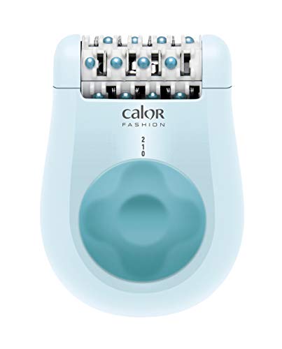 Calor Fashion Epilateur électrique, 24 pinces de précision, Compact, Billes de massage, Fabriqué en France EP1028C0