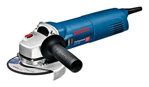 Bosch Professional meuleuse angulaire GWS 1400 (moteur de 1 400 W, Ø de disque 125 mm, flasque de serrage, capot de protection, écrou de serrage, clé à ergots, boîte carton)