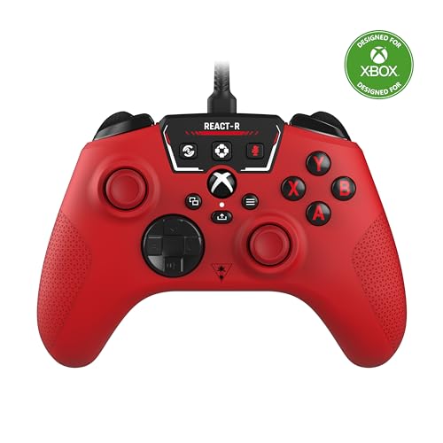 Turtle Beach REACT-R Controller Rouge - Xbox Series X|S, Xbox One and PC