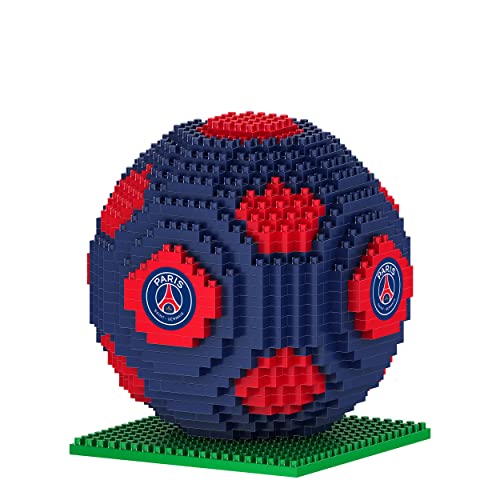 FOCO Offizielles Lizenzprodukt Paris Saint-Germain FC BRXLZ-Steine 3D-Fußball BAU-Set