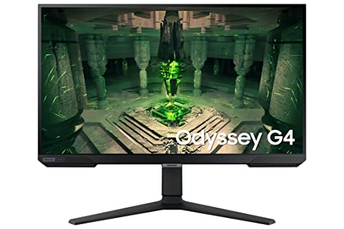 Samsung Odyssey G4, 25" , 1ms, 240Hz, Dalle IPS, Résolution FHD 1920x1080, 400cd/m2,1000:1, Compatible G-Sync, AMD FreeSync Premium, Low Input Lag Mode, Pied Ajustable, HDMI, DisplayPort