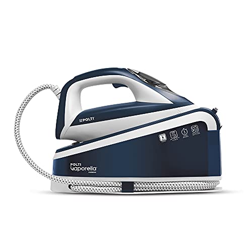 Polti Vaporella Express VE30.10, Générateur de Vapeur, Pression de la Pompe jusqu'à 8 Bars, Puissance 2200 W, Fonction Éco, Technologie One Temperature, Réglage Digital, Bleu et Blanc