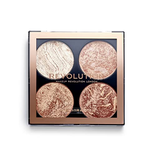 Makeup Revolution, Cheek Kit, Palette Visage,Don'T Hold Back, 4 Ombres, 8.8g