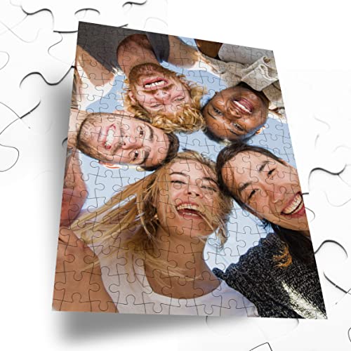 Puzzle Personnalisable - Puzzle avec Photo À Personnaliser - Idée Cadeau (Puzzle 28x19 cm - 96 pièces)