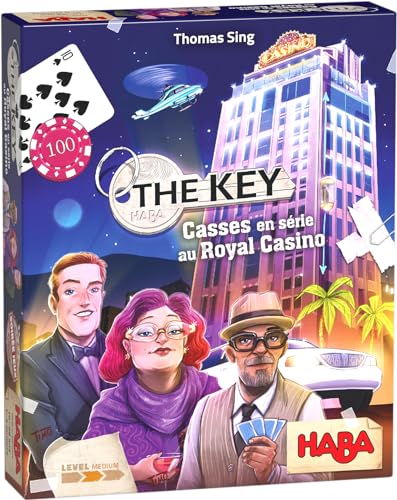 HABA - The Key — Série Box Office au Royal Casino — Jeu de plateau — Jeux d'investigation — 10 ans et plus — 306850