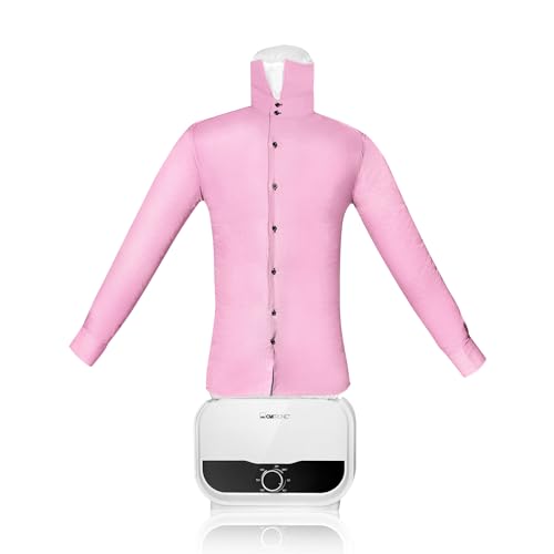 Clatronic® Fer à repasser pour chemises | pour des chemises, chemisiers et pantalons infroissables | remplace le fer à repasser ou la centrale vapeur | avec mannequin de repassage
