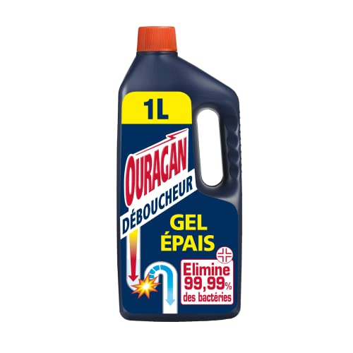 Ouragan Déboucheur Gel Epais 15 minutes 1 L
