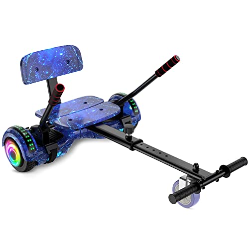 SISIGAD Hoverkart, accessoire réglable pour siège d'hoverboard, compatible avec les hoverboards de 16,5 cm/20,3 cm/25,4 cm (hoverboard non inclus)