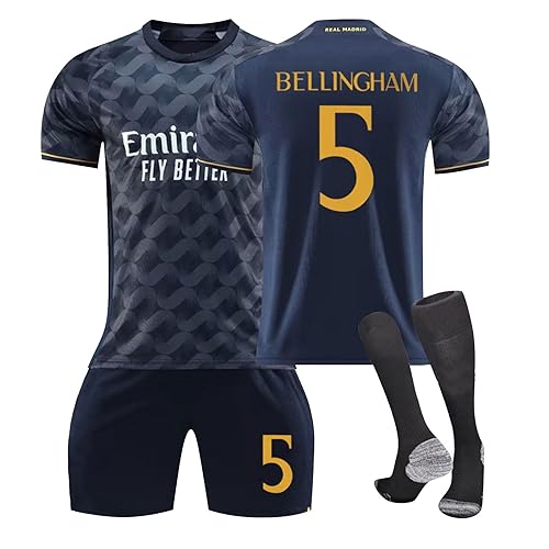 Générique Maillot de Foot Enfant et Adultes 2023 2024 Ensemble de Foot Homme Femme Maillots de Football Jersey Set Entraînement T-Shirt Short et Chaussettes Ensemble Tenue Foot Pas Cher B#510-11 ans