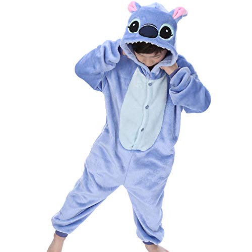 mauea Animaux Pyjama Ensemble Enfants Unisexe Combinaison Cosplay Déguisements Chaud Costume Soirée Halloween