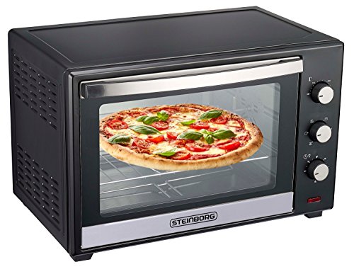 Steinborg Mini Four 60 Litres à Chaleur Tournante | Four à Pizza | Four Autonome