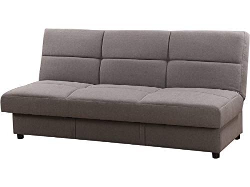 Habitat et Jardin Canapé Clic-Clac Enzo - 185 x 84 x 85 cm - 3 Places - Gris