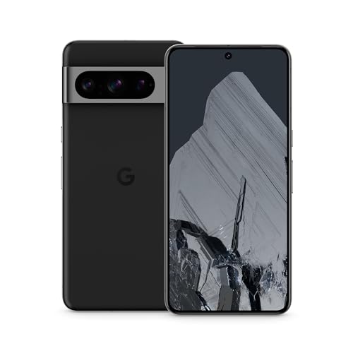 Google Pixel 8 Pro – Smartphone Android débloqué avec téléobjectif, 24 Heures d'autonomie et écran Super Actua – Noir Volcanique, 512GB