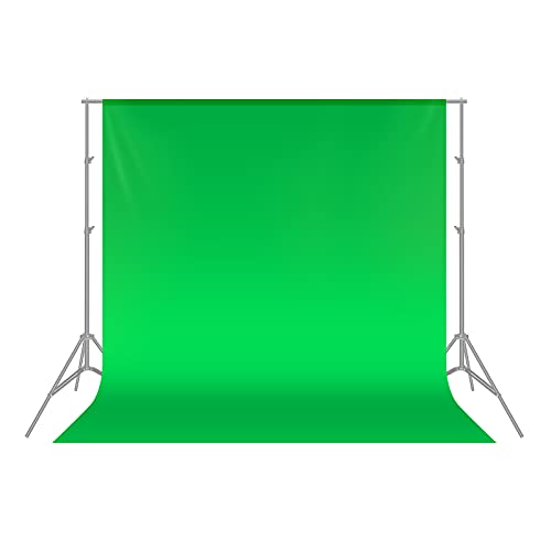 Neewer Toile de Fond de 6x9 pieds/1,8x2,8 mètres Pliable de 100% Mousseline pour Photographie, Vidéo et Télévision - Vert