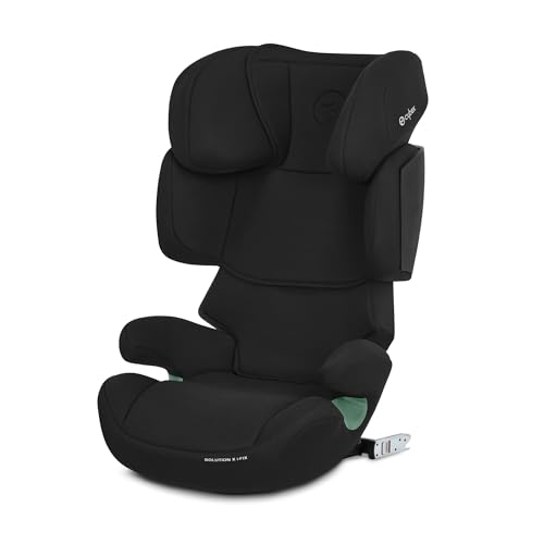 CYBEX Silver Siège-Auto pour Enfants Solution X i-Fix, pour les voitures avec et sans ISOFIX, De 3 à 12 ans env. (100 - 150 cm), de 15 à 50 kg env., Pure Black