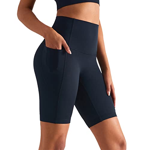 Shorts de Yoga Femmes Taille Haute Legging de Sport Femme Leggings De Yoga pour Femme avec Poches Jogging Danse Course Gym