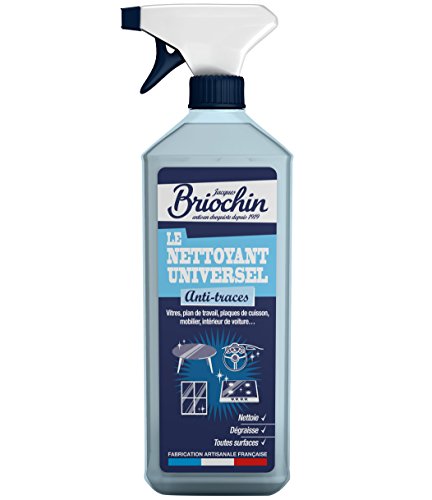 JACQUES BRIOCHIN - Nettoyant Universel Anti-Traces - Nettoie, Dégraisse - Toutes les Surfaces Même Fragiles - Sans Rincage - Fabrication Française - 750 ml