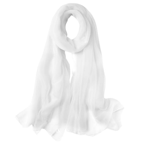 flintronic Écharpe En Mousseline De Femme, Foulard Femme Élégante En Chiffon, Écharpe pour Femme 160x50 cm, Echarpe Châle