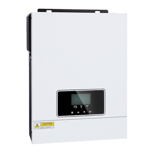 Y&H Onduleur Solaire-Hybride 3000W, onduleur sinusoïdal Pur indépendant du réseau avec Chargeur Solaire MPPT 80A + Chargeur AC, Max PV 3000 W DC30-400 V - Convient pour Batterie Plomb-Acide/Lithium