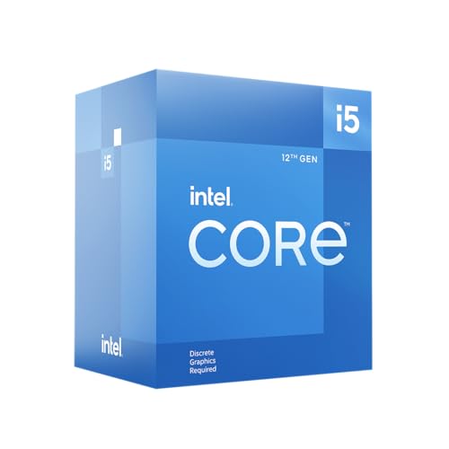 Intel® Core™ i5-12400F, processeur pour PC de bureau 18 Mo de cache, jusqu'à 4,40 GHz