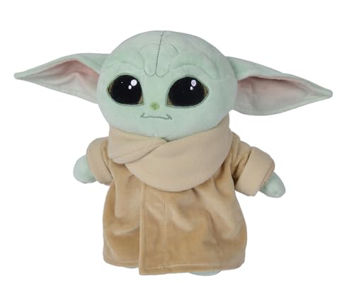 Disney Yoda- Mandalorian the Child, Grogu, 25cm, peluche, à partir de 0 mois