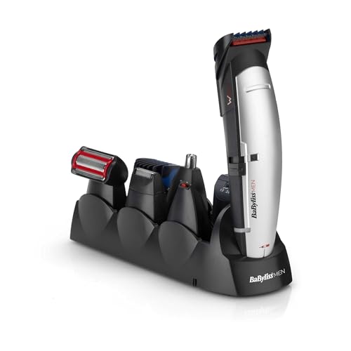 Babyliss Men Tondeuse Multi-Usages Kit E837E, 1 unité Gris, Taille unique