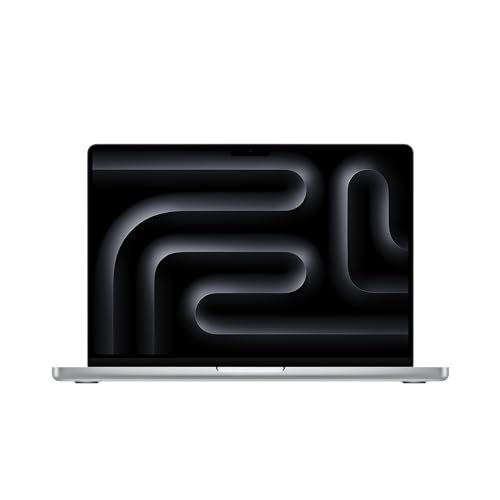 Apple 2023 MacBook Pro Ordinateur Portable avec M3, CPU 8 cœurs, GPU 10 cœurs : écran Liquid Retina XDR 14,2 Pouces, 8 Go de mémoire unifiée, 1 to de Stockage SSD. Compatible avec l'iPhone ; Argent