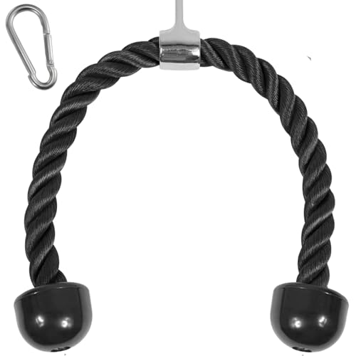 Yes4All SX2G Corde à triceps, 68.6 cm - Noir