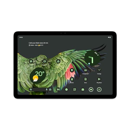 Google Pixel Tablet – Tablette Android avec écran 11 Pouces et autonomie Extra Longue – 8 Go de RAM – 128 Go d'espace de Stockage – Vert Sauge