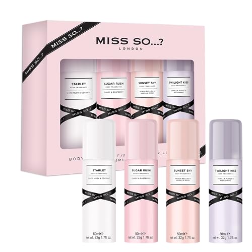 Miss So...? Mini Galore Coffret Cadeau Brume Parfumée Pour Femme (4x50ml)