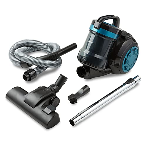 MEDION Aspirateur cyclonique Puissance 800 Watts, capacité du bac à poussière 2 litres, Rayon d'action 5 m, Filtre EPA Lavable E12, MD 19407, Bleu